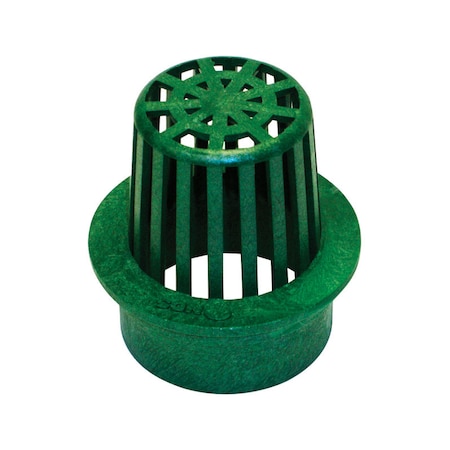 B & K NDS 3 in. Green Round Polyethylene Atrium Grate 70